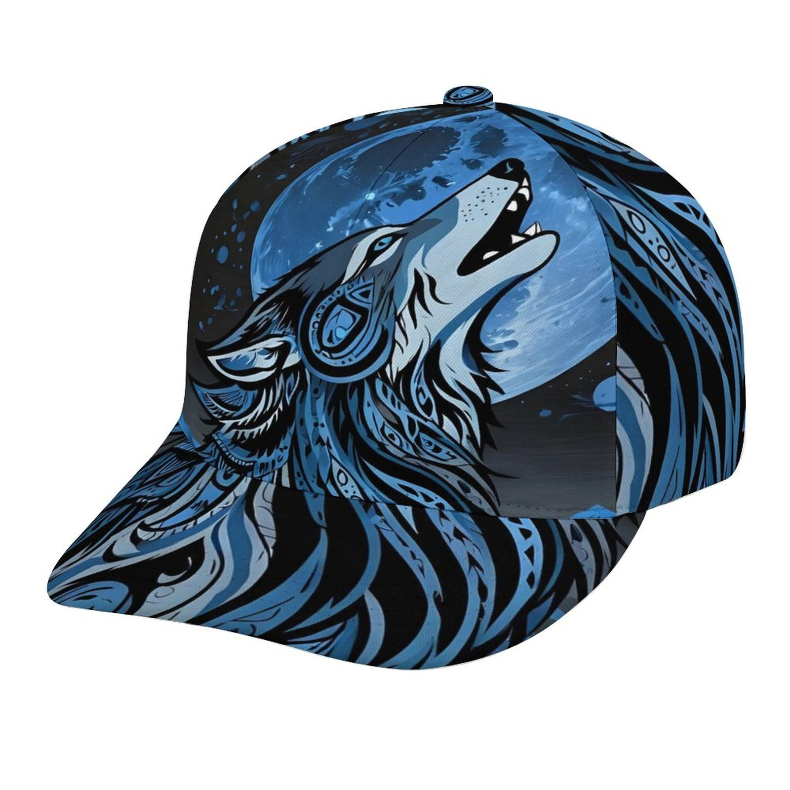 First Nations Indigenous Native Howling Wolf Hat For Sale