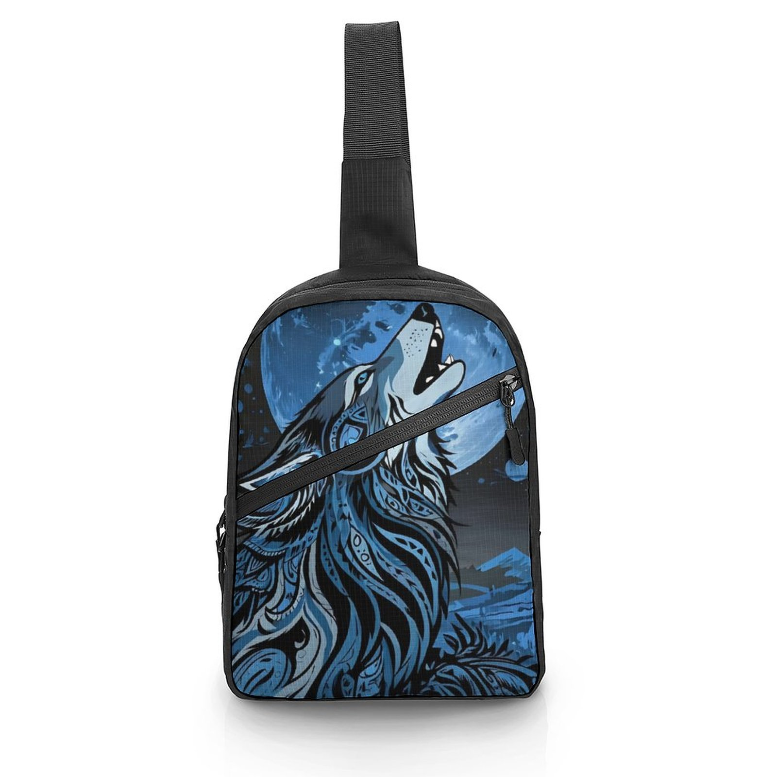 First Nations Indigenous Native Wolf Shoulder Bag For Sale