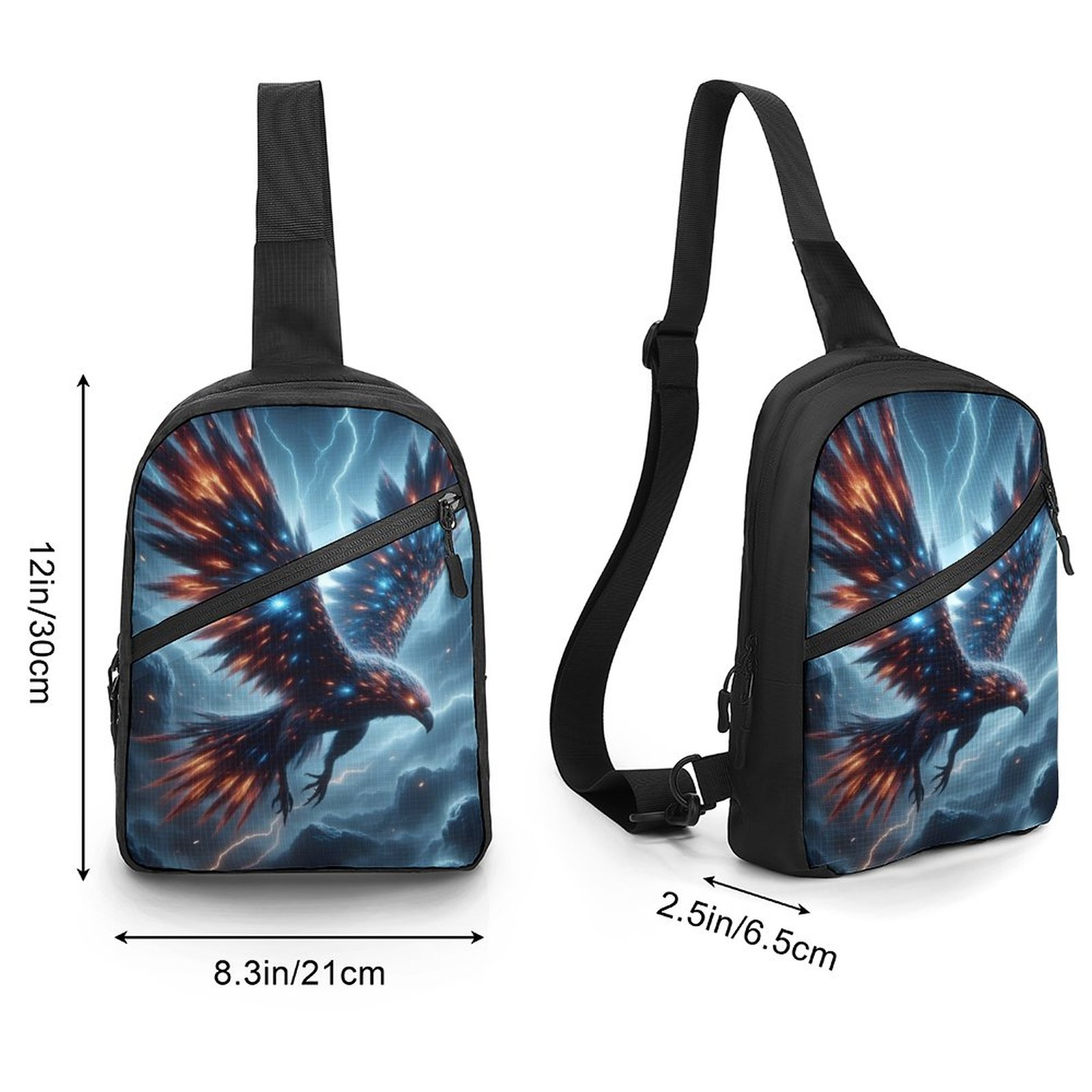 Native Eagle Thunderbird Crossbody Sling Bag - Image 3